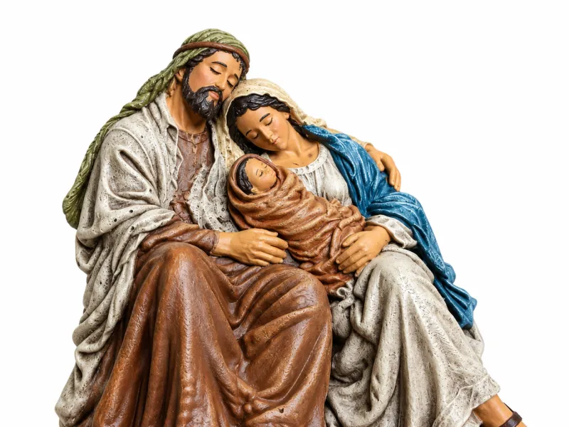 nativity scene figurine 3d model