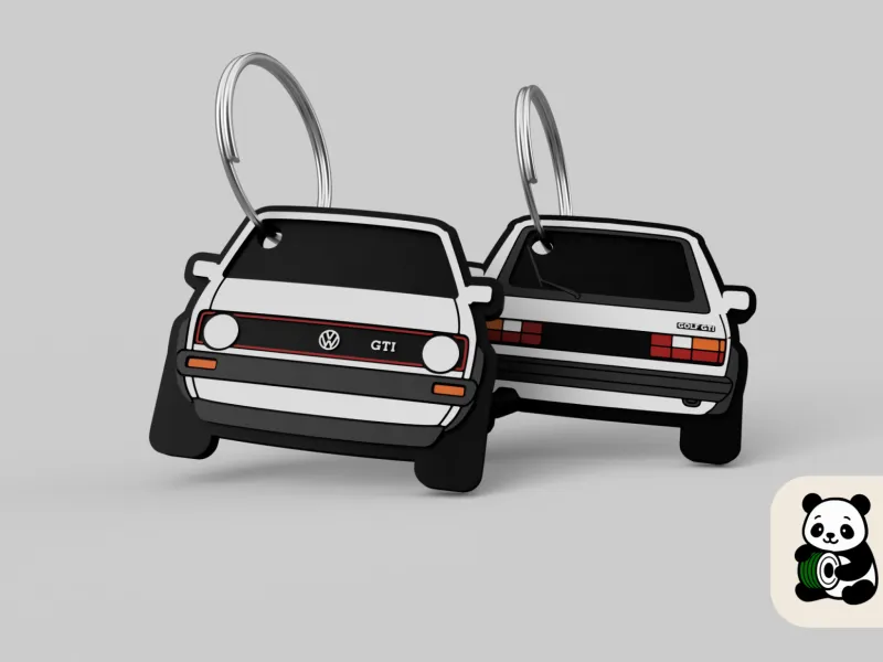 inspirado no Volkswagen Golf 1 GTI - chaveiros
