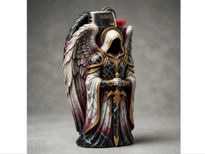 Case for lighter BIC J6 Archangel style