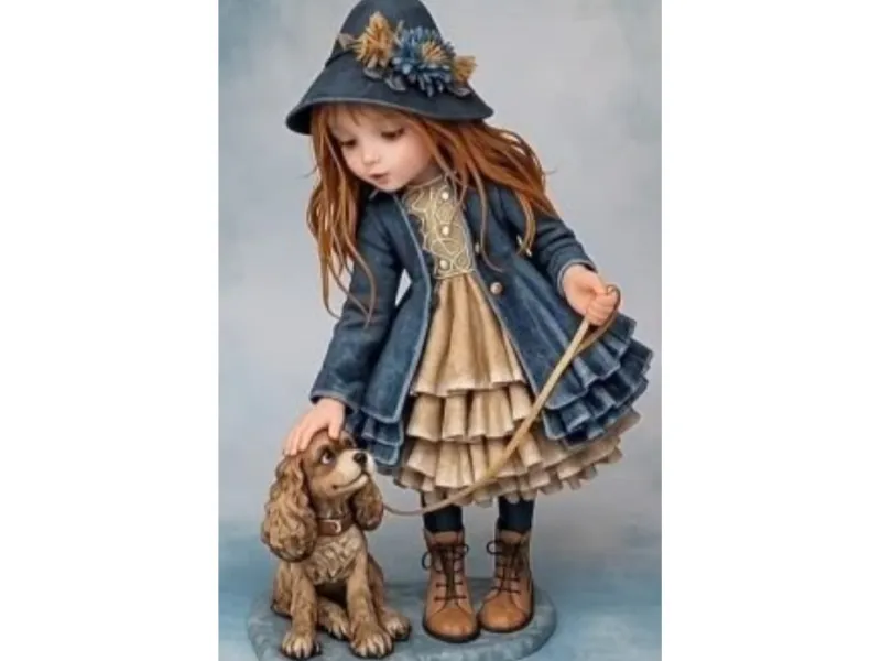 Little Dreamer and Her Dog