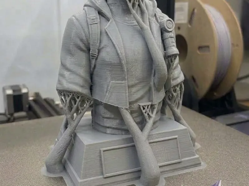 Buste d'Ellie STL The Last of Us Modèle imprimable en 3D