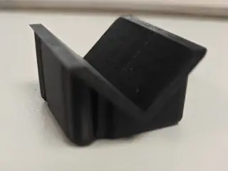 40×40 Square Tube End Cap Insert – 90° Mitre Cut Blank /Plug