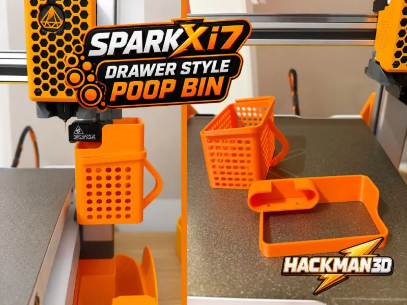 SPARKX i7 Recipiente de Fezes Estilo Gaveta