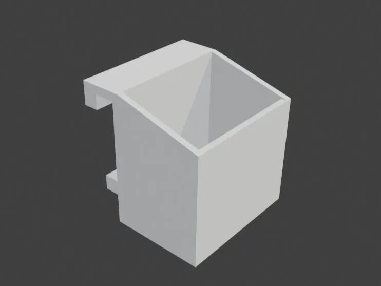 Ender 3 SD Card holder/Tool bin Rail Attachment