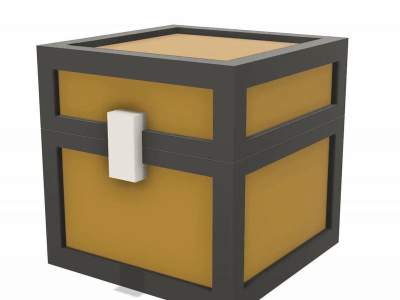 Minecraft Chest Deck Box