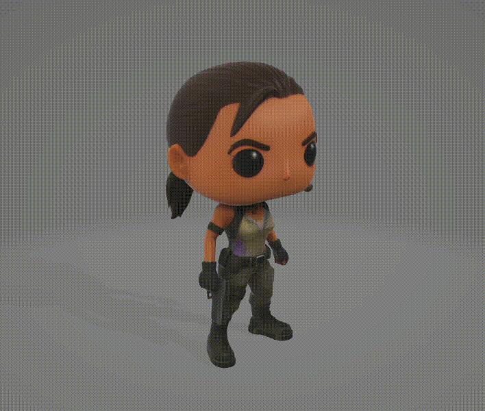 Characters & Creatures STL Download - sheva resident evil 5by Edlu3D