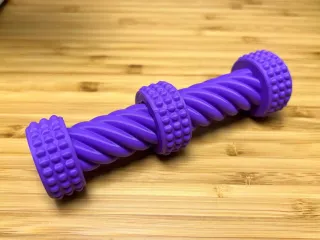 (BEST ONE) Rotating Sliding Nut Fidget Toy for all ages.