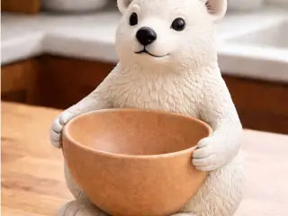 Polar Bear Bowel AI generated