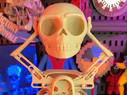 Dancing Skeleton Figure - Miniatures - PLA - 3D printed product