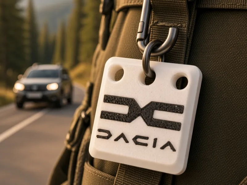 DACIA SCHLÜSSELANHÄNGER / TASCHENANHÄNGER / HALSKETTE