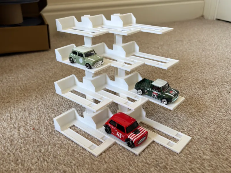 Hot Wheels 4 tier angled display