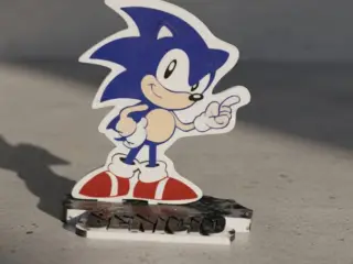 Sonic para torta o adorno