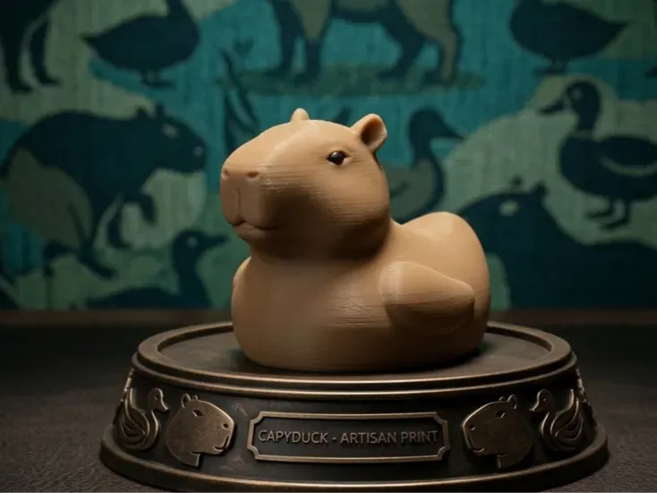 Cute Capybara Duck, Cruise Duck, Jeep Duck