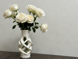 Hollow Geometric Design Vase p-0