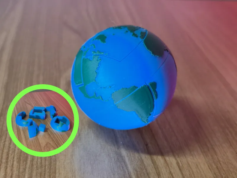 Le puzzle de la Terre - 7 pièces