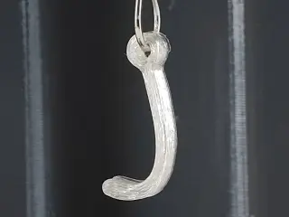 J keychain