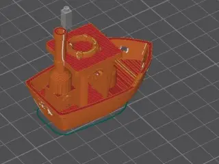 Floating Benchy