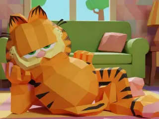 Garfiel LowPoly