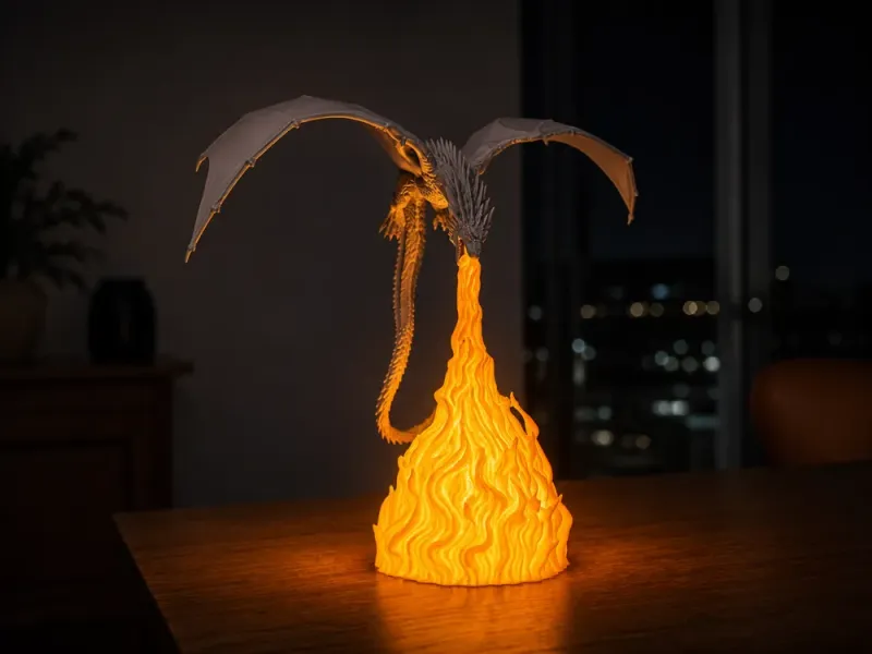 Fire Dragon GoT lamp Kit