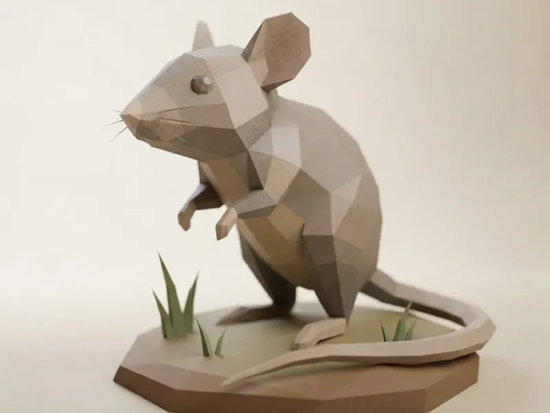 Low Poly Rat