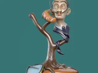 Salvador Dali Fan Art Sculpture Tribute