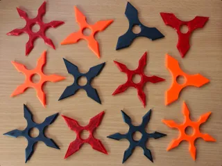 Shuriken Set with Stand