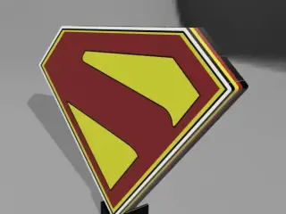 NEW SUPERMAN LOGO LIGHTBOX