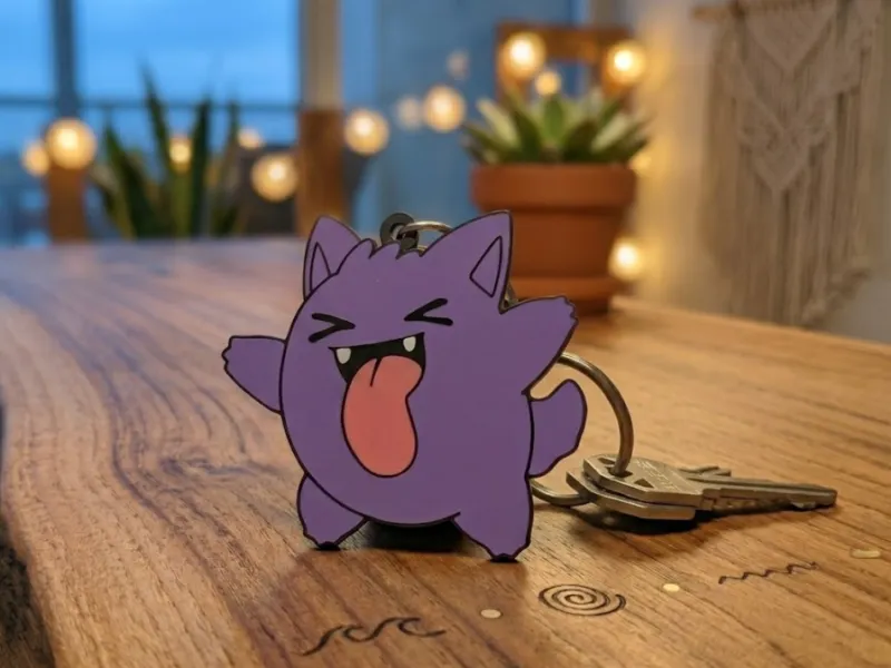 Chibi Gengar sleutelhanger