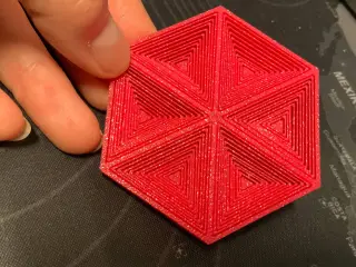 Triangular Hexagon Fidget Toy