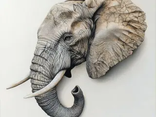 busto elefante
