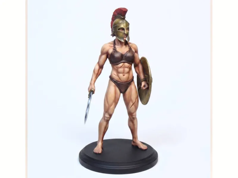 Savaşçı kadın heykeli 2