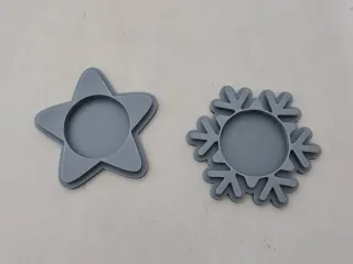 Stern Schneeflocke Kerzenhalter