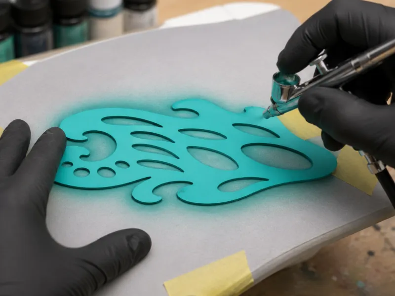 Monster Curve Stencil