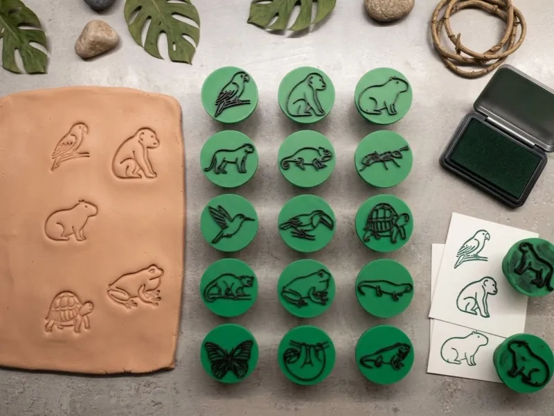 Jungle Animals Stamps
