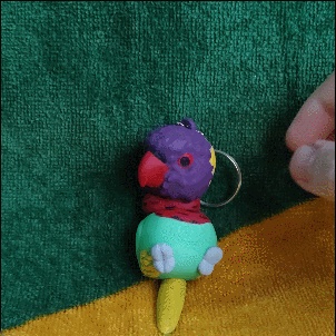 Lorikeet Keychain