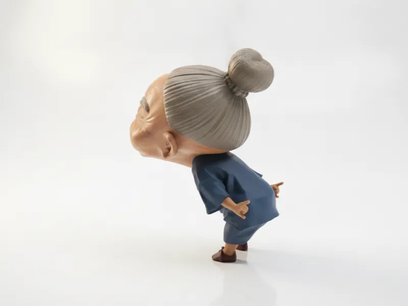 Little Girl Character Figurine Female 3D Printable