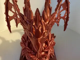 Gothic floral dragon