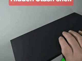 Hidden Stash Wall Shelf