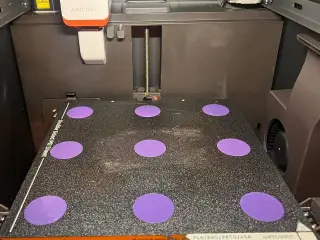Fast bed leveling test 235x235mm