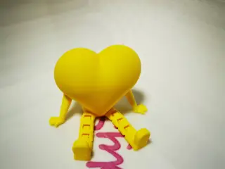 articulated fuzzy heart