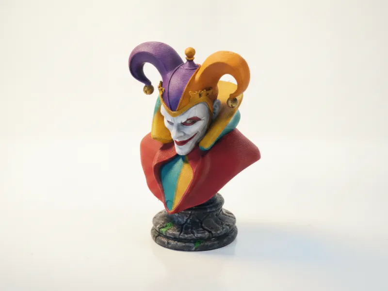 Joker Schaakkoning Buste DC Comics 3D Printbaar
