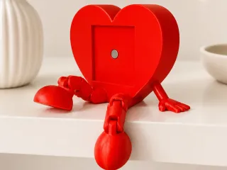 Coração Porta button Imã