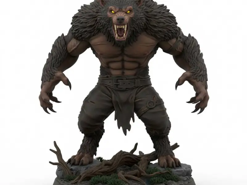DyD Miniatures Werewolf 012