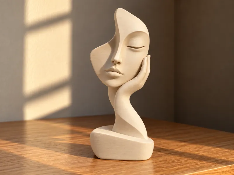 Serene Touch - Ästhetisches Kunstdekor