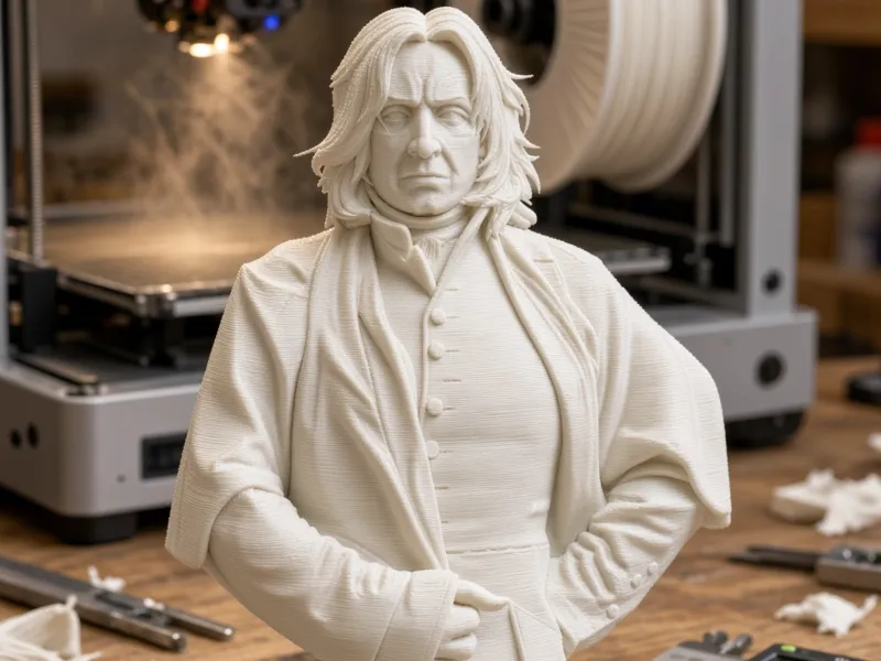 Büste von Severus Snape.