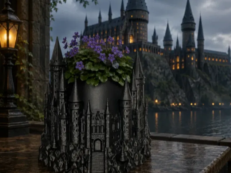 Hogwarts Wizard Castle Planter