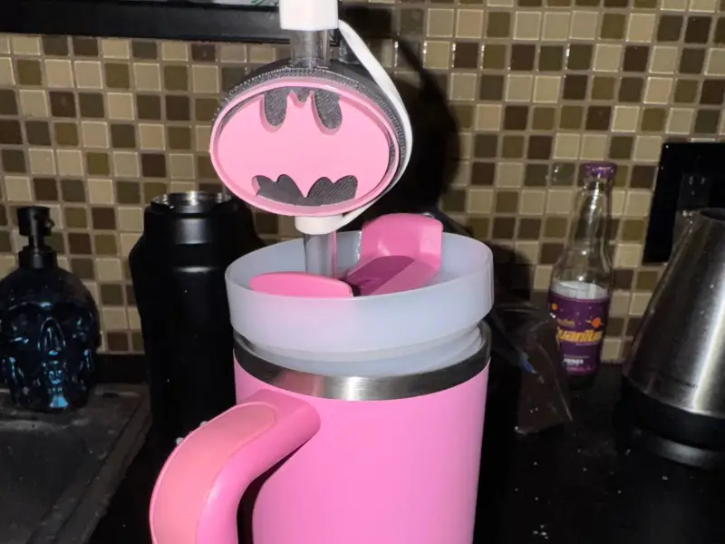 Batman Straw topper