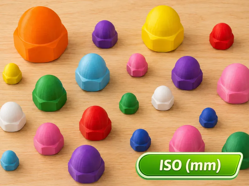 ISO Hex CAP NUT Set (mm)