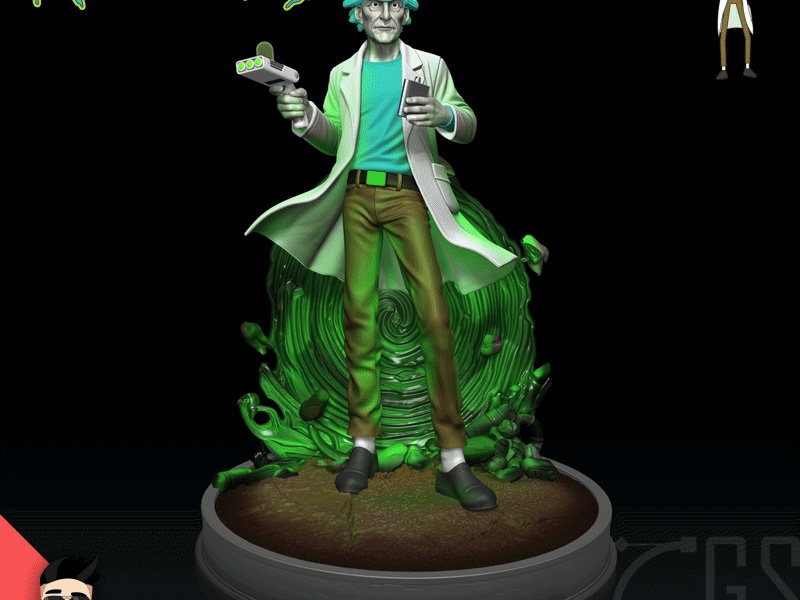Rick Sanchez – Ultra Realistic Collectible Statue