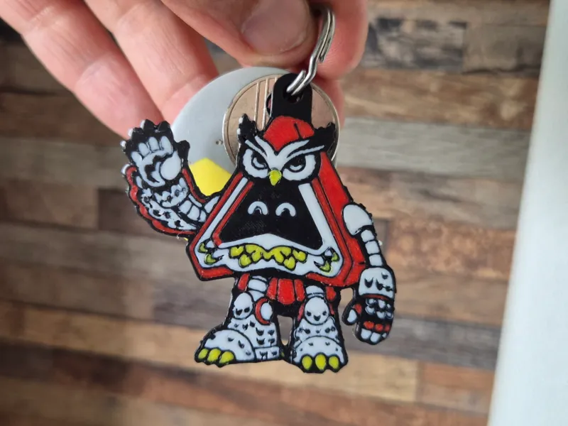 Keychain creality hibou